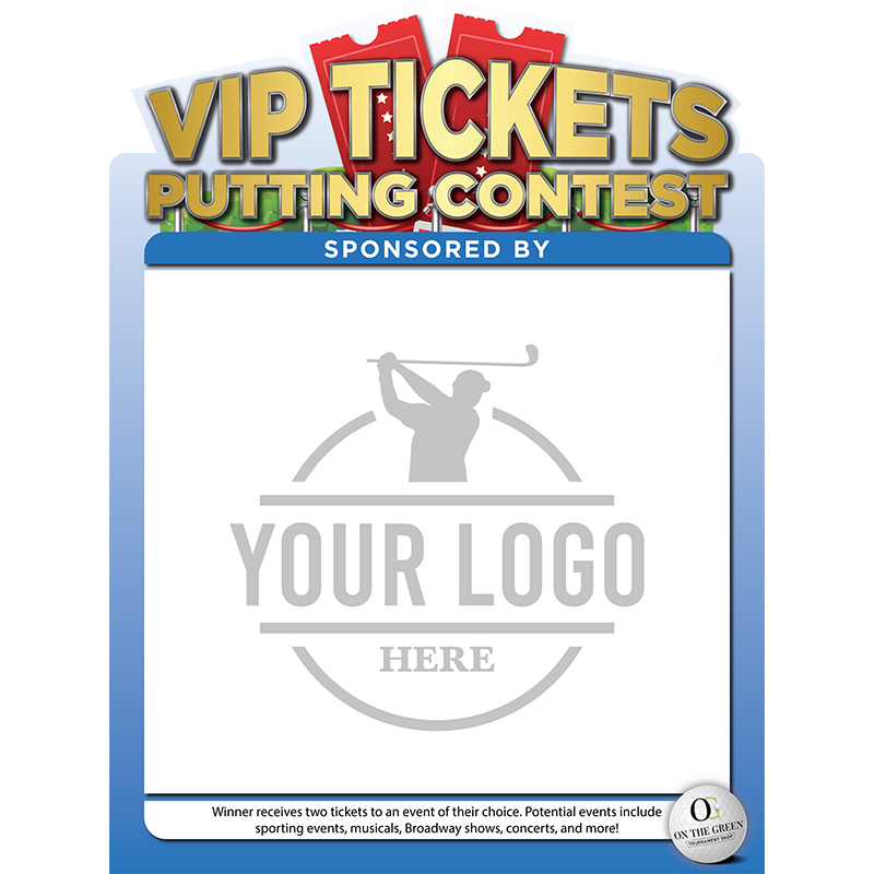 Putting Contest VIP Ticket Contest "Guaranteed Prize"