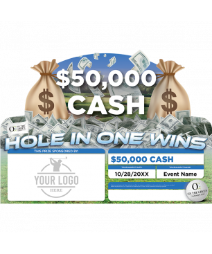 $50,000 Cash Hole in One Prize Package