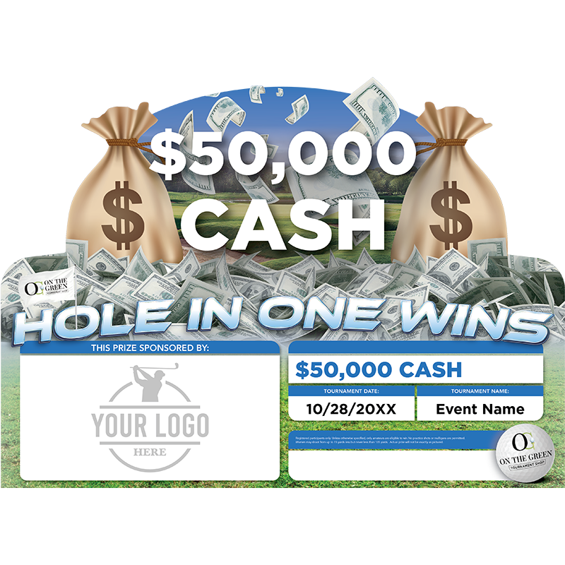 $50,000 Cash Hole in One Prize Package