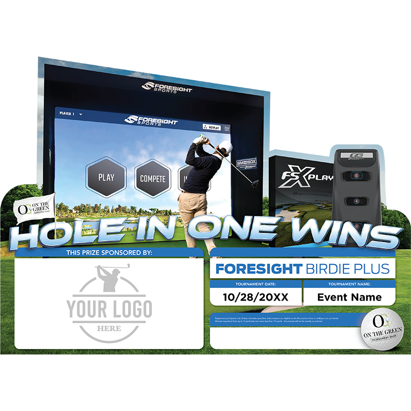 Foresight Birdie Plus Golf Simulator - Hole in One Prize Package