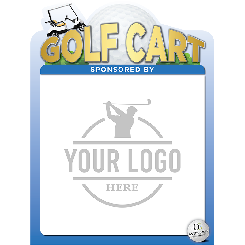 Golf Cart - Sponsor Sign