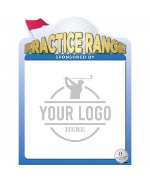 Practice Range - Sponsor Sign