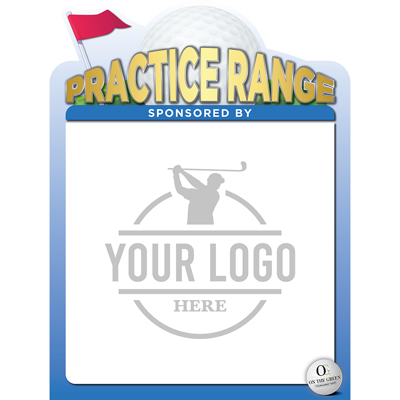 Practice Range - Sponsor Sign