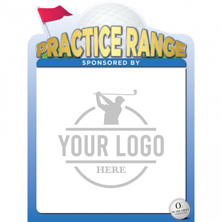 Practice Range - Sponsor Sign