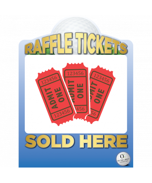 Raffle Tickets Sold Here Sign