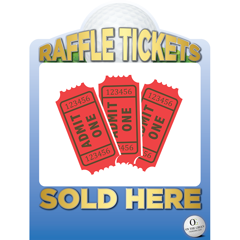 Raffle Tickets Sold Here Sign