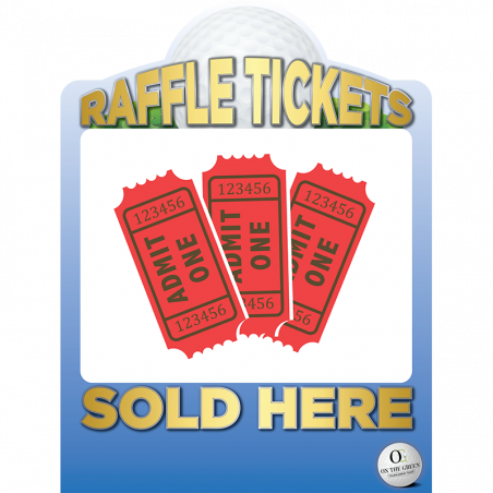 Raffle Tickets Sold Here Sign