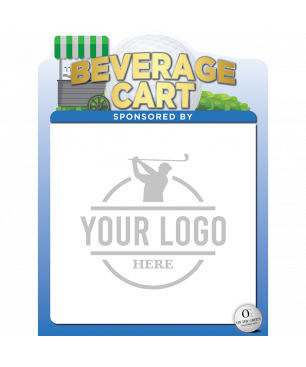 Beverage Cart - Sponsor Sign