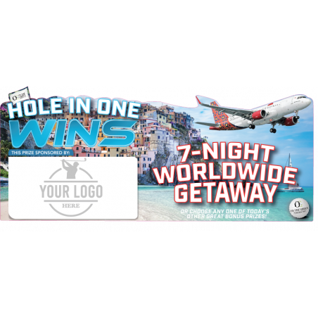 50/50 Cash Split $50,000 Cash Hole in One Prize Package